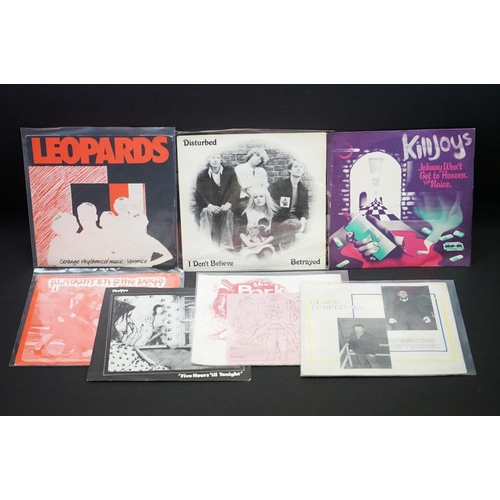 182 - Vinyl - Punk - 7 original UK Punk rarities singles, to include: The Killjoys (RAW 3) EX / EX, Distur... 