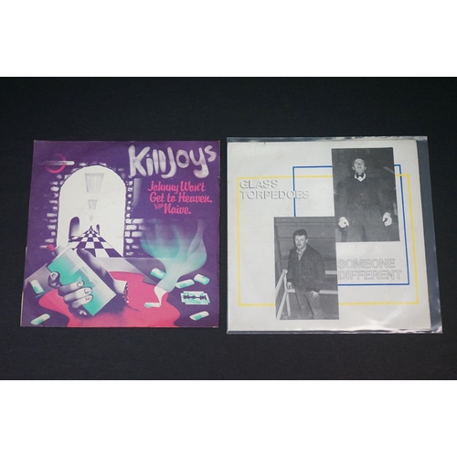 182 - Vinyl - Punk - 7 original UK Punk rarities singles, to include: The Killjoys (RAW 3) EX / EX, Distur... 