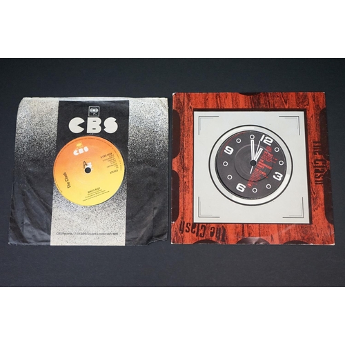 184 - Vinyl - Punk - The Clash - 10 original UK singles including their debut “Remote Control) EX / VG+, c... 