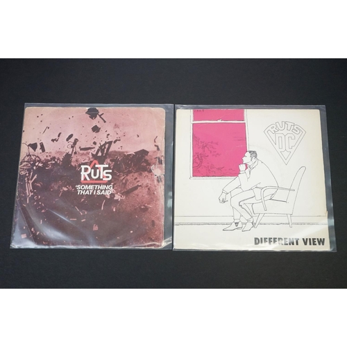 186 - Vinyl - Punk - The Ruts / Ruts DC - 8 original UK singles including their debut “In A Rut” (RUT 1). ... 