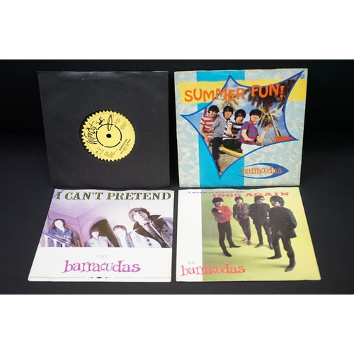 190 - Vinyl - Punk / Power Pop - The Barracudas - 4 original UK singles to include: Summer Fun (Z 5) VG+ /... 