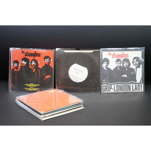 195 - Punk - The Stranglers - 13 original UK and USA singles spanning their career, including: Grip / Lond... 