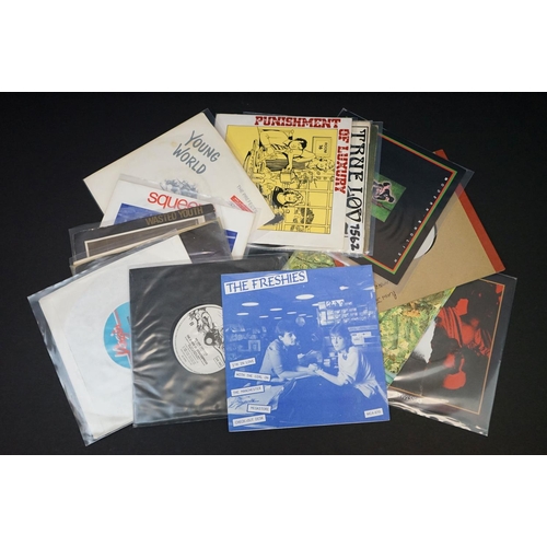 203 - Vinyl - 76 Post Punk / New Wave original singles, including rarities, demos and coloured vinyl issue... 