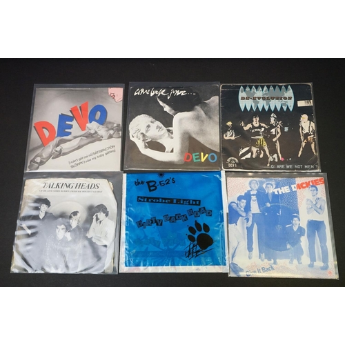 205 - Vinyl - 33 original USA Punk / New Wave singles, including rarities, Promos and coloured Vinyl, incl... 