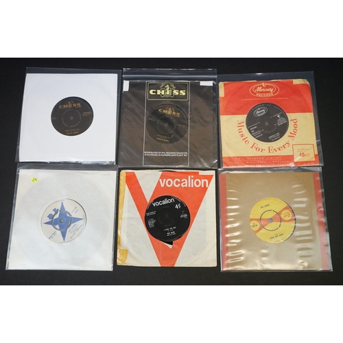 225 - Vinyl - 38 original UK Rock ’N’ Roll / Rockabilly singles on various labels, including: Big Bopper -... 