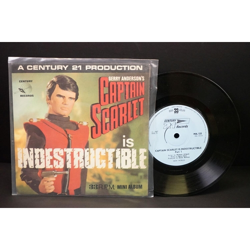 231 - Vinyl - 5 rare Century 21 Productions EP’s and singles, to include: Barry Gray – Captain Scarlet Is ... 