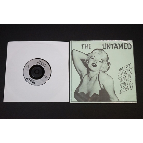 232 - Vinyl - 10 modern issues Rockabilly / Rock ’N’ Roll singles, to include: The Untamed - Just Can’t Wa... 