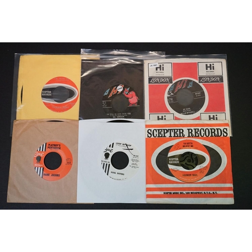 259 - Vinyl - 21 original USA pressings Northern Soul / Mod / R&B singles on various labels, including dem... 