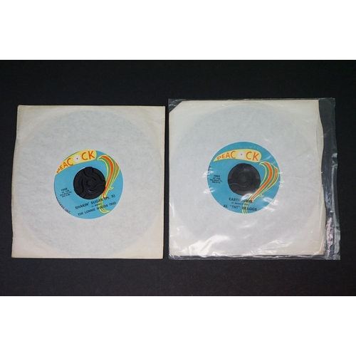 261 - Vinyl - 8 original USA pressings Northern Soul / Mod / R&B singles on Peacock Records label, includi... 