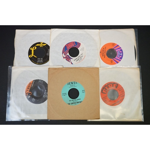 263 - Vinyl - 28 original USA pressings Northern Soul / Mod / Funk / R&B singles on various small labels, ... 