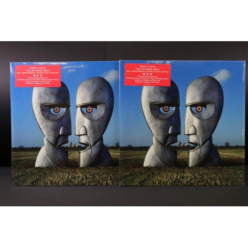 12 - Vinyl - Pink Floyd two copies of The Division Bell 20th Anniversary double LP 180gm.  One copy seale... 