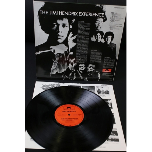 17 - Vinyl - 3 Jimi Hendrix LPs to include Are You Experienced (Polydor 2459 390) German press, Cornersto... 