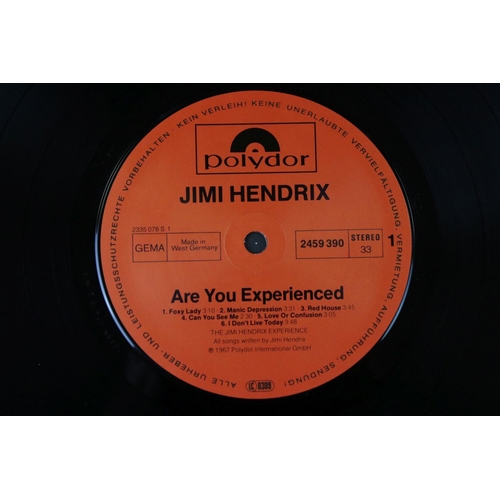 17 - Vinyl - 3 Jimi Hendrix LPs to include Are You Experienced (Polydor 2459 390) German press, Cornersto... 