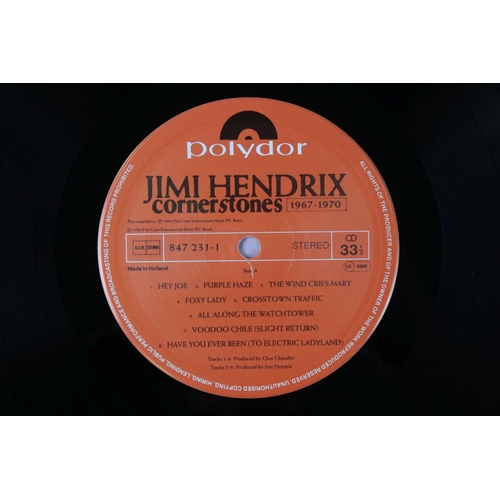 17 - Vinyl - 3 Jimi Hendrix LPs to include Are You Experienced (Polydor 2459 390) German press, Cornersto... 