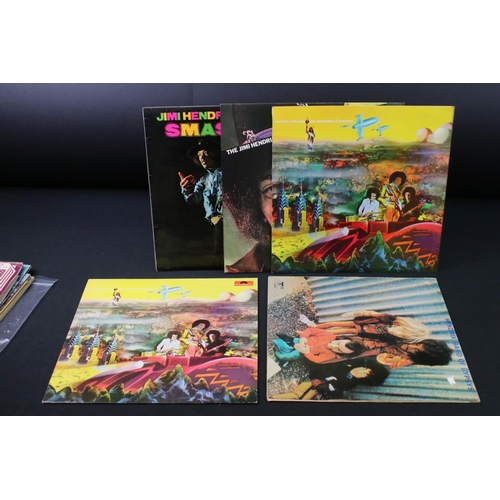 25 - Vinyl - 14 Jimi Hendrix LP's to include Band Of Gypsys (puppet sleeve), Electric Ladyland, Essential... 