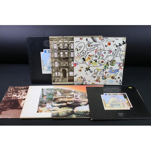 26 - Vinyl - 7 Led Zeppelin LP's to include III, Physical Graffiti, The Song Remains The Same x 2, Houses... 