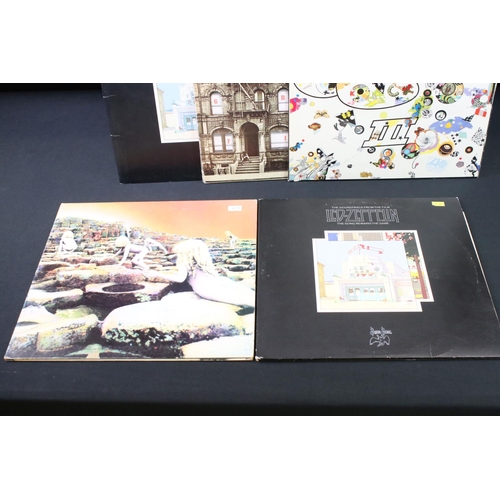 26 - Vinyl - 7 Led Zeppelin LP's to include III, Physical Graffiti, The Song Remains The Same x 2, Houses... 