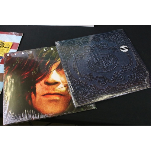 28 - Vinyl - 11 Ryan Adams LP's including reissues and 180gm pressings featuring Cold Roses, Heartbreaker... 