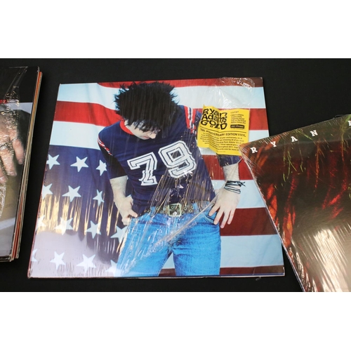 28 - Vinyl - 11 Ryan Adams LP's including reissues and 180gm pressings featuring Cold Roses, Heartbreaker... 