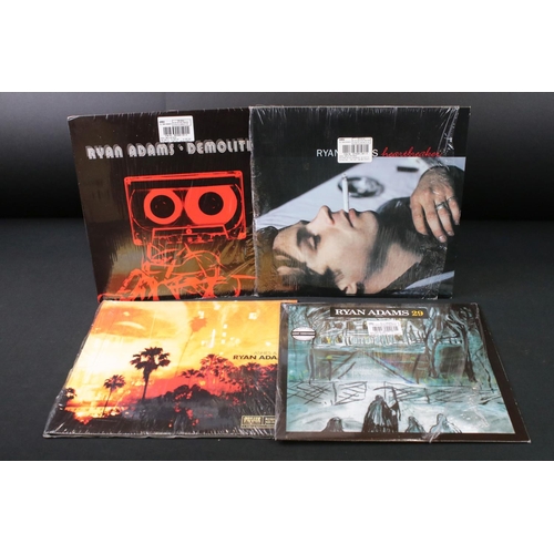 28 - Vinyl - 11 Ryan Adams LP's including reissues and 180gm pressings featuring Cold Roses, Heartbreaker... 