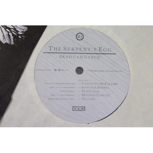 31 - Vinyl - 2 Dead Can Dance LP's to include Into The Labyrinth (DAD 3013) Vg+/Ex, and The Serpents Egg ... 