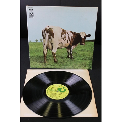 8 - Vinyl - 8 Pink Floyd LPs to include Atom Heart Mother (Italian press), The Division Bell, Animals, T... 