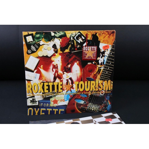 35 - Vinyl - 5 Roxette LP's to include Crash! Boom! Bang! (EMD 1056) sleeve & vinyl Ex, Tourism 2LP gatef... 