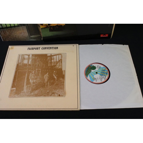 36 - Vinyl - 4 Fariport Convention LP's to include Unhalf Bricking (ILPS 9102 Stereo) with white 'i' logo... 