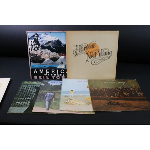 37 - Vinyl - 19 Neil Young LP's spanning his career including Self Titled on Reprise Records RSLP 6317 St... 