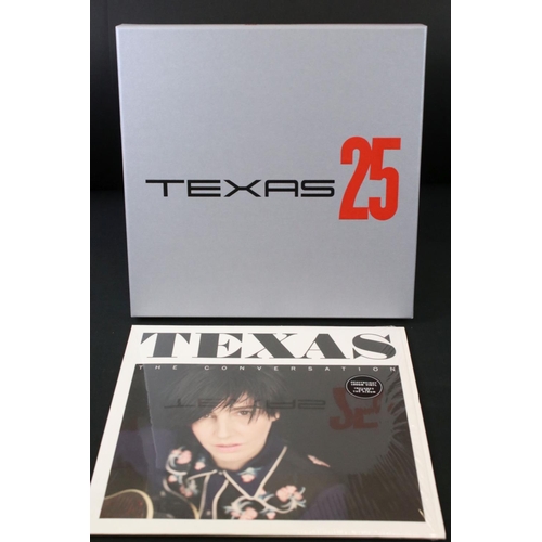 42 - Vinyl - Texas 25 box set (PIASR385BX), Ex along with a copy of The Conversation (PIASR350LP) in open... 