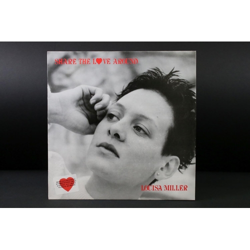 56 - Vinyl - Louisa Miller Share The Love Around on Wing An' A Prayer Records 12 WAP 003.  Sleeve Vg+, Vi... 