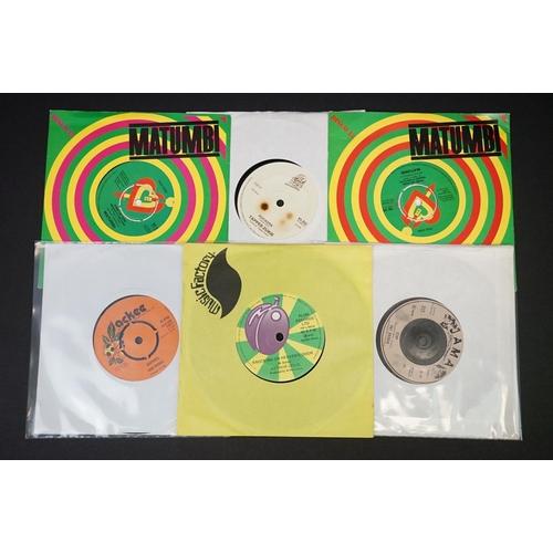 281 - Vinyl - 29 original UK Roots Reggae / Dub singles from the early 1970s including demos promos : Isre... 