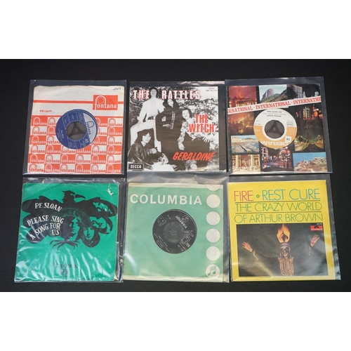 300 - Vinyl -  34 original worldwide Psych / Mod / Beat 7” singles, including rarities: The Renegades - Th... 