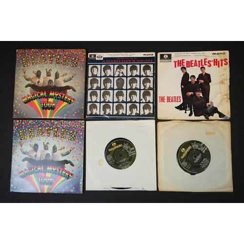 323 - Vinyl - The Beatles - 24 Original UK EP’s and Picture Sleeve singles, including 2 copies of Magical ... 