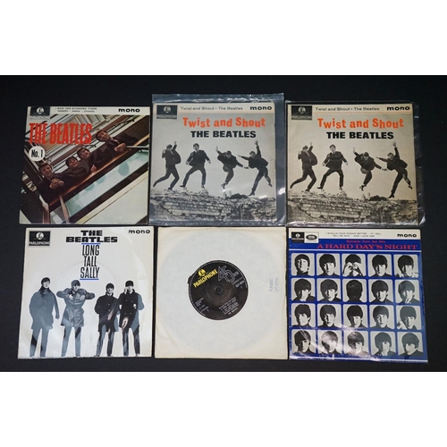 323 - Vinyl - The Beatles - 24 Original UK EP’s and Picture Sleeve singles, including 2 copies of Magical ... 