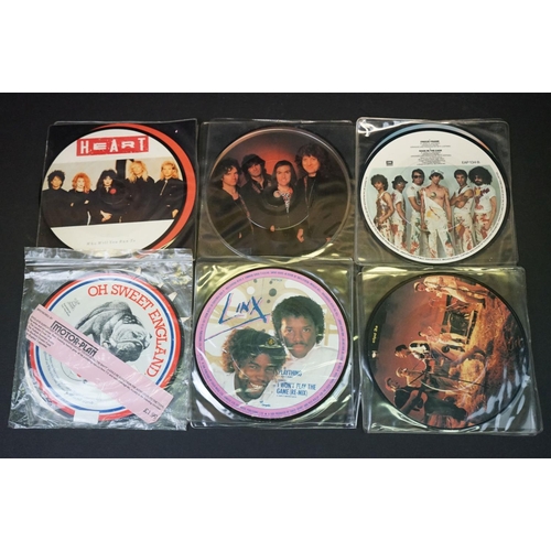 330 - Vinyl - 24 UK Picture Discs singles, to include: Michael Jackson, Thin Lizzy, Japan, Lords Of The Ne... 