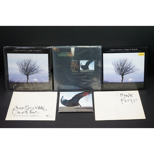 331 - Vinyl & CD - Pink Floyd - 5 UK limited edition 7” singles and 1 CD, To include: High Hopes (Limited ... 