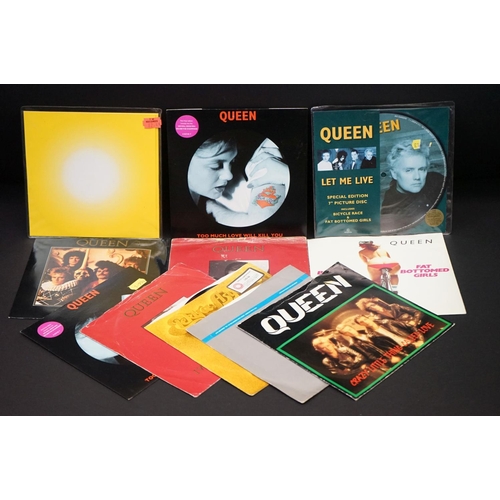 332 - Vinyl - Queen - 11 Original UK / USA singles, including Limited Editions and Picture Discs : Let Me ... 