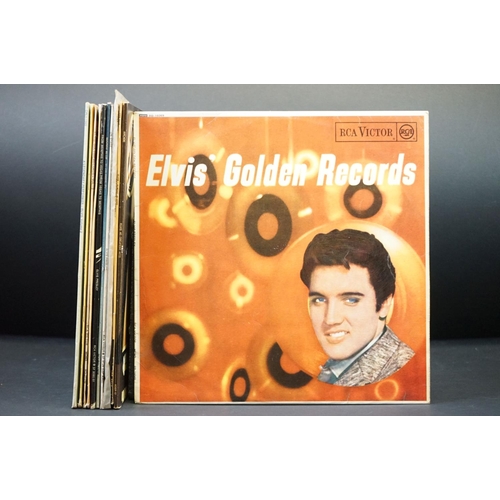 363 - Vinyl - 12 Elvis LP's spanning the decades.  Condition varies