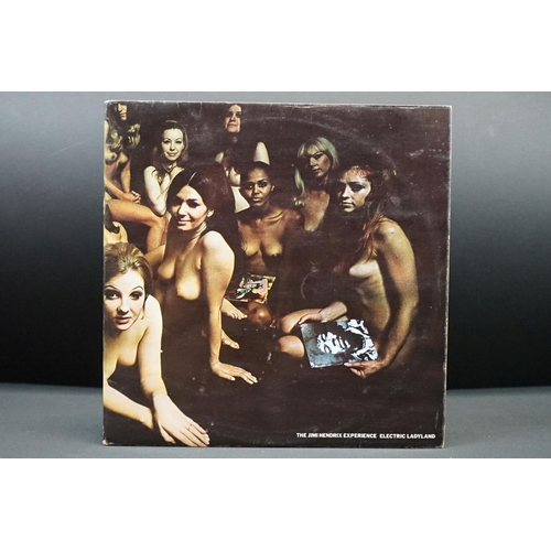 368 - Vinyl - Jimi Hendrix Electric Ladyland on Track 613008/9 matrices A1/B1 and A1/B1, white lettering, ... 