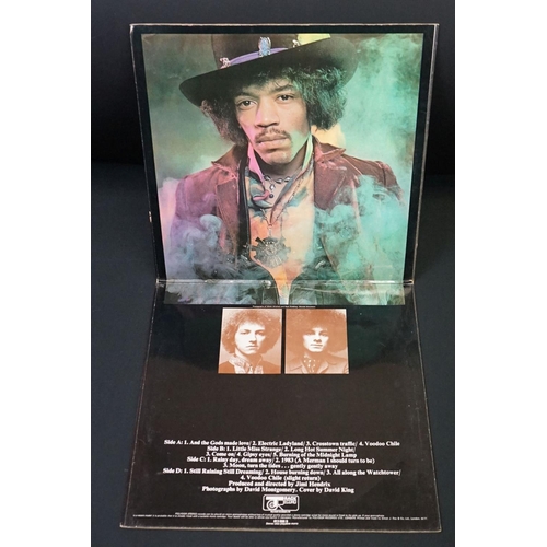 368 - Vinyl - Jimi Hendrix Electric Ladyland on Track 613008/9 matrices A1/B1 and A1/B1, white lettering, ... 