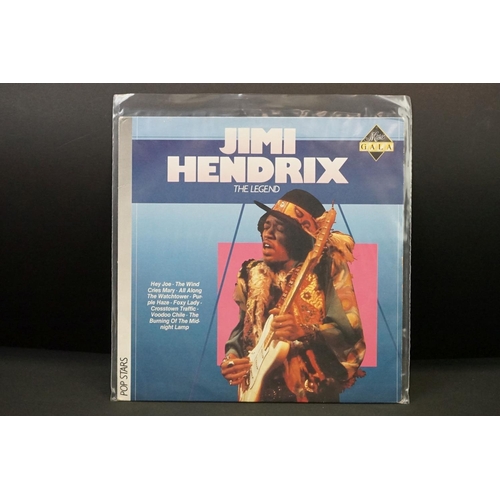 378 - Vinyl - 8 Jimi Hendrix LPs including Are You Experienced (SPELP 97), Axis Bold As Love (SPELP 3) mar... 