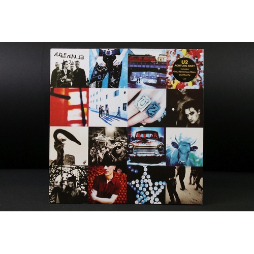 64 - Vinyl - U2 Achtung Baby on Island Records U28 / 510347-1.  Sleeve & Vinyl Ex