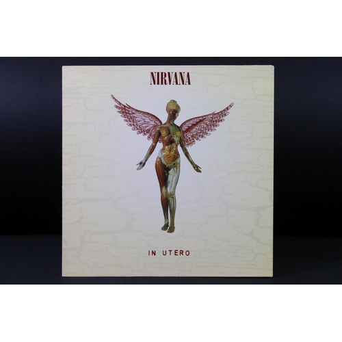 69 - Vinyl - Nirvana In Utero on Geffen Records GEF 24536.  Matrices side A 08 32258 20 1A1 GEF 24536, Si... 