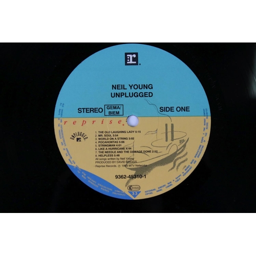 74 - Vinyl - Neil Young Unplugged on Reprise Records 9362-45310-1.  Sleeve has some creasing but at least... 