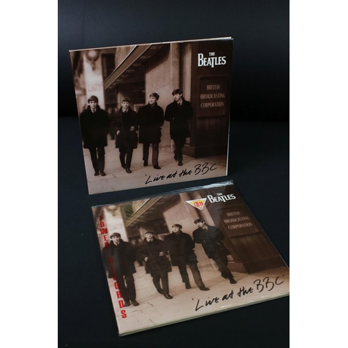 84 - Vinyl - The Beatles Live At The BBC x 3 (one in Tower Records shrink).  All Ex