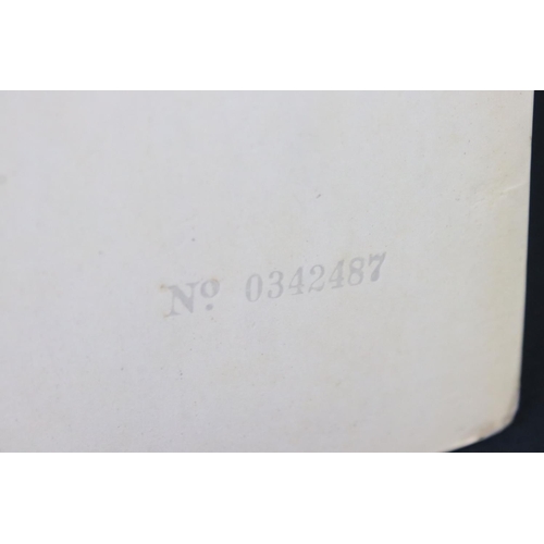 89 - Vinyl - The Beatles White Album PCS 7067/8 stereo No. 0342487 top loader, white inners, poster and 4... 