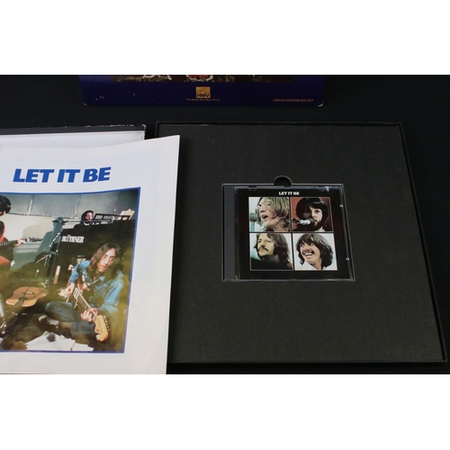 92 - CD - The Beatles Let It Be limited edition box set (BEA CD 25/8) and Sgt Pepper limited edition box ... 