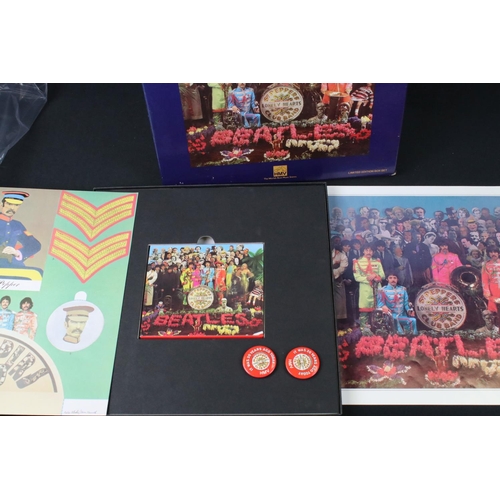 92 - CD - The Beatles Let It Be limited edition box set (BEA CD 25/8) and Sgt Pepper limited edition box ... 