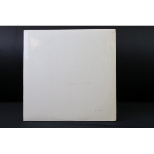 95 - Vinyl - The Beatles White Album PCS 7067/8 stereo.  French pressing by Pathe Marconi No. 279671 side... 